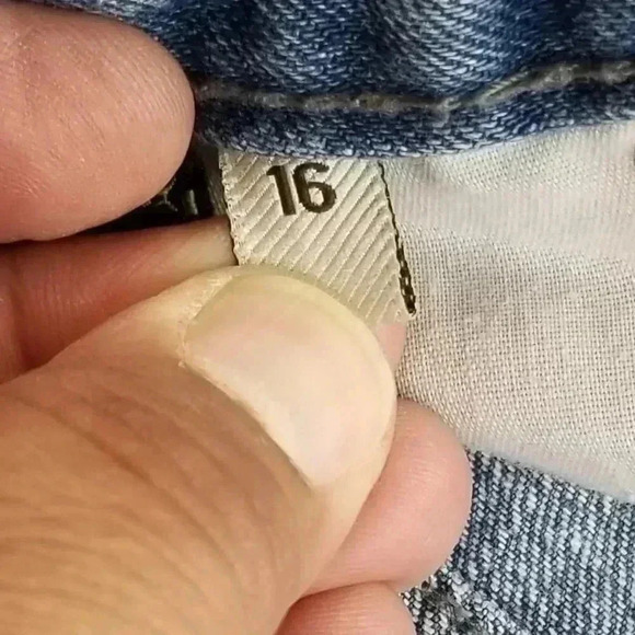 7 For All Mankind Size 16 Slimmy Womens Blue Jeans - Picture 4 of 9